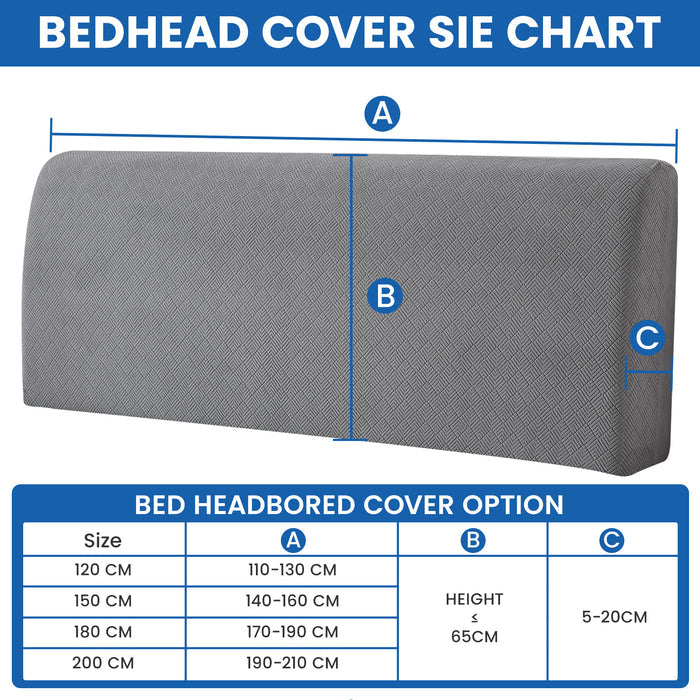 Ystyle Stretch Headboard Cover 200cm Single Bed Anti-Dust Polyester-YSTYLE
