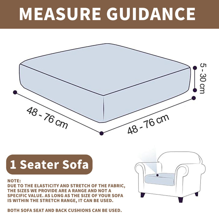 YSTYLE Stretch Sofa Seat Cover 1 Seater Geometric Pattern