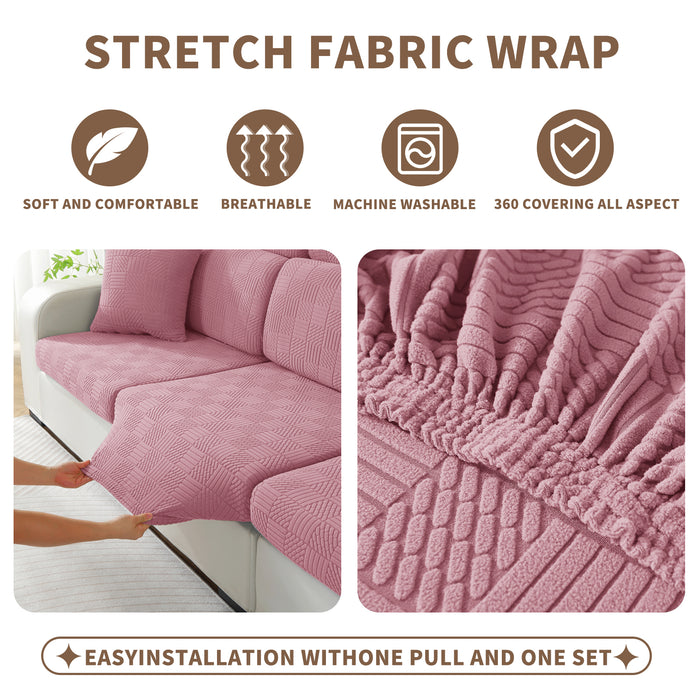 YSTYLE Stretch Sofa Seat Cover 1 Seater Geometric Pattern