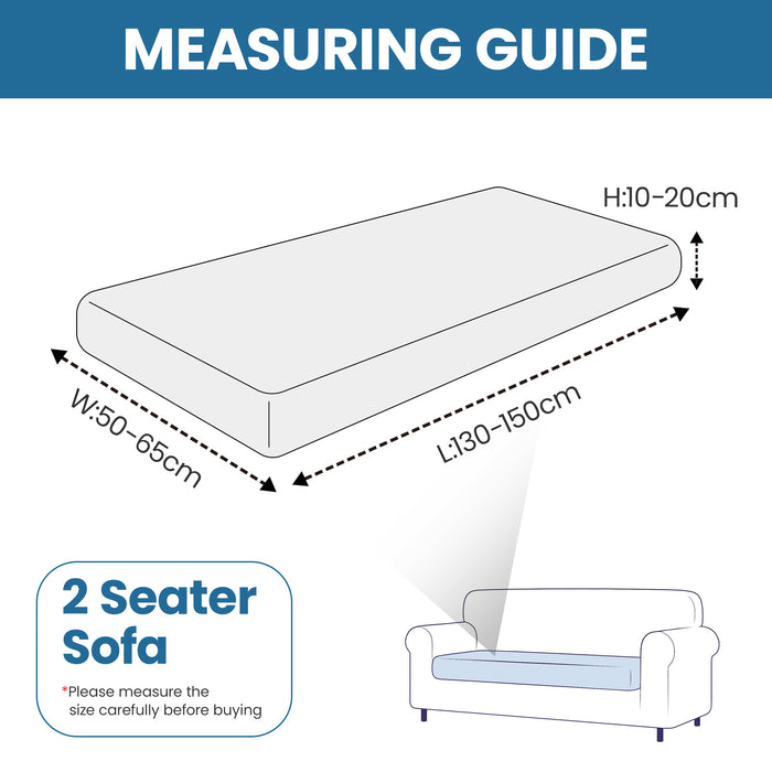 Ystyle Stretch Sofa Seat Cover 2 Seater Anti Slip Geometric-YSTYLE
