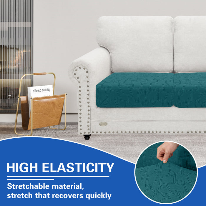 YSTYLE Stretch Sofa Seat Cover 2 Seater Geometric Anti Slip