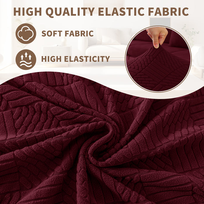 YSTYLE Stretch Sofa Seat Cover 2 Seater Geometric Pattern