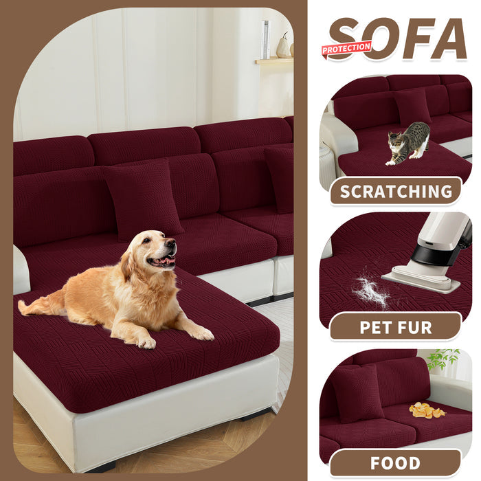 YSTYLE Stretch Sofa Seat Cover 2 Seater Geometric Pattern
