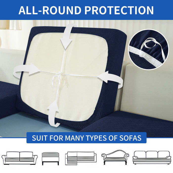 YSTYLE Stretch Sofa Seat Cover 3 Seater Anti Slip-YSTYLE
