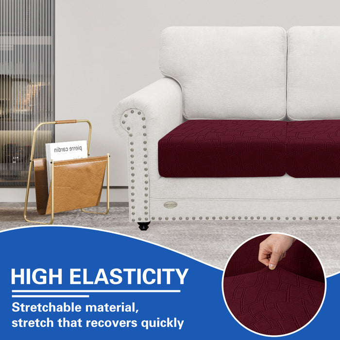 YSTYLE Stretch Sofa Seat Cover 3 Seater Geometric Anti Slip