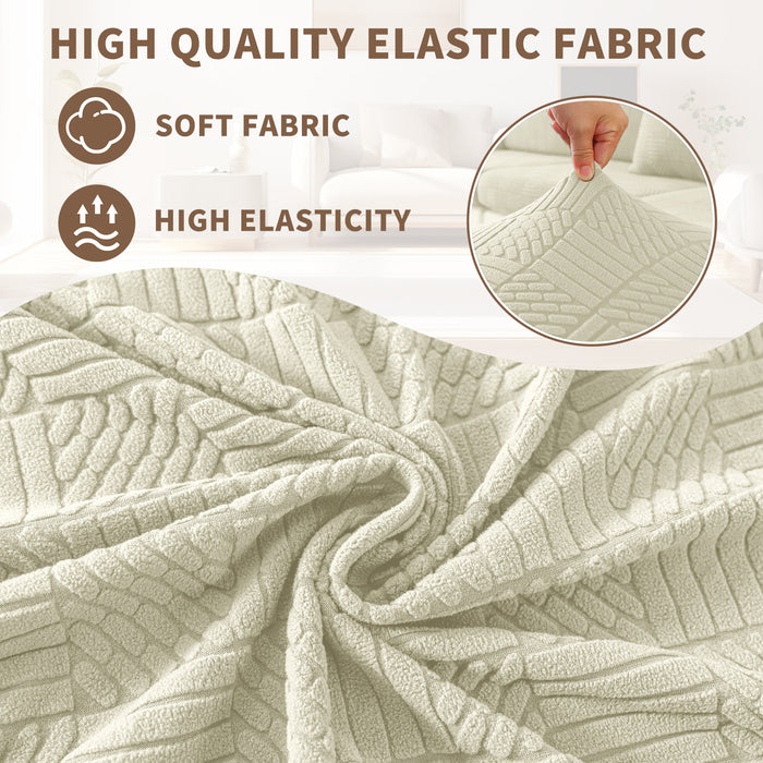 YSTYLE Stretch Sofa Seat Cover 3 Seater Geometric Pattern