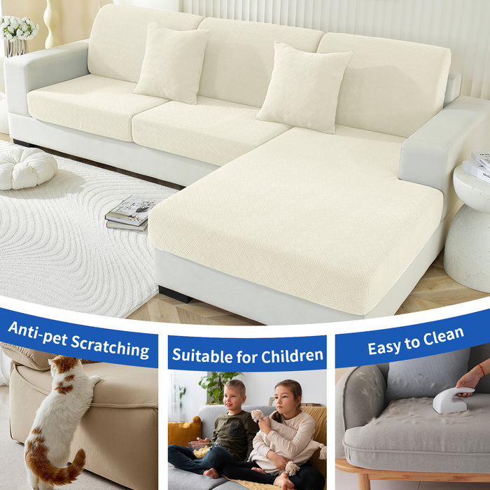 YSTYLE Stretch Sofa Seat Cover Large 1 Seater Anti Slip-YSTYLE