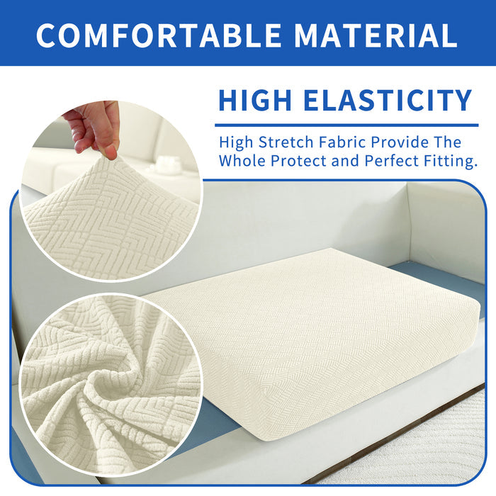 YSTYLE Stretch Sofa Seat Cover Large 1 Seater Anti Slip-YSTYLE