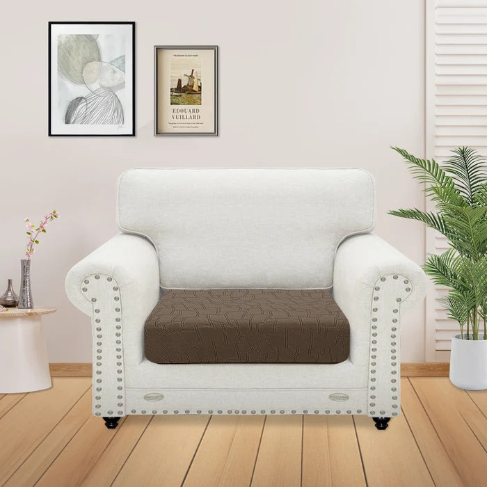 YSTYLE Stretch Sofa Seat Cover Large 1 Seater Geometric Anti Slip-YSTYLE