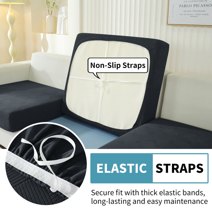 YSTYLE Stretch Sofa Seat Cushion Chaise Longue Anti Slip