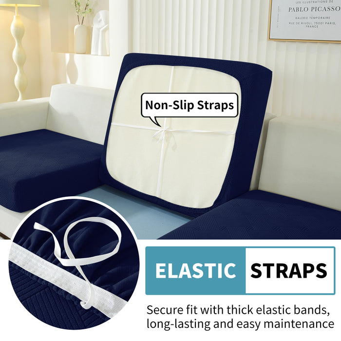 YSTYLE Stretch Sofa Seat Cushion Cover 2 Seater Anti Slip