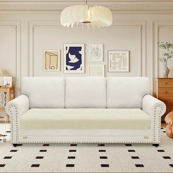 YSTYLE Stretch Sofa Seat Cushion Cover 3 Seater Anti Slip-YSTYLE
