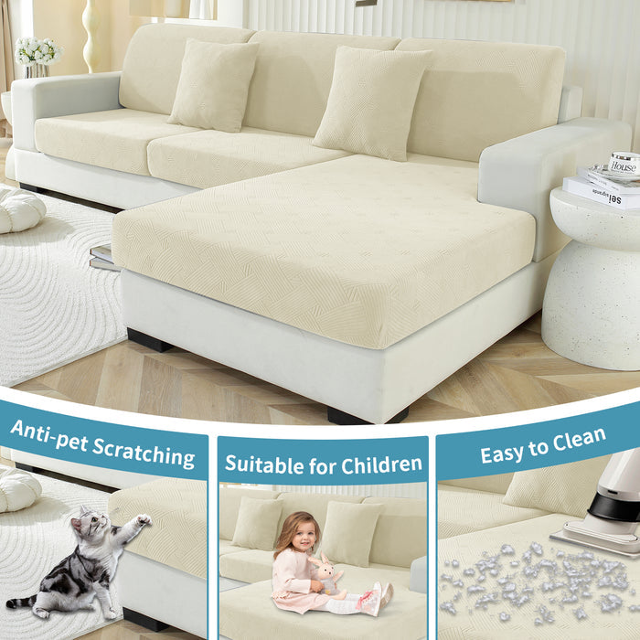 YSTYLE Stretch Sofa Seat Cushion Cover 3 Seater Anti Slip