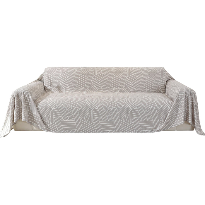 Ystyle Universal 4 Seater Sofa Cover Throw 200x380cm Cationic Fabric-YSTYLE