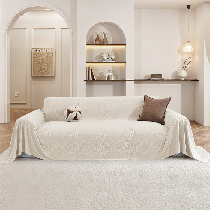 Ystyle Universal 4 Seater Sofa Cover Throw 200x230cm Geometric-YSTYLE