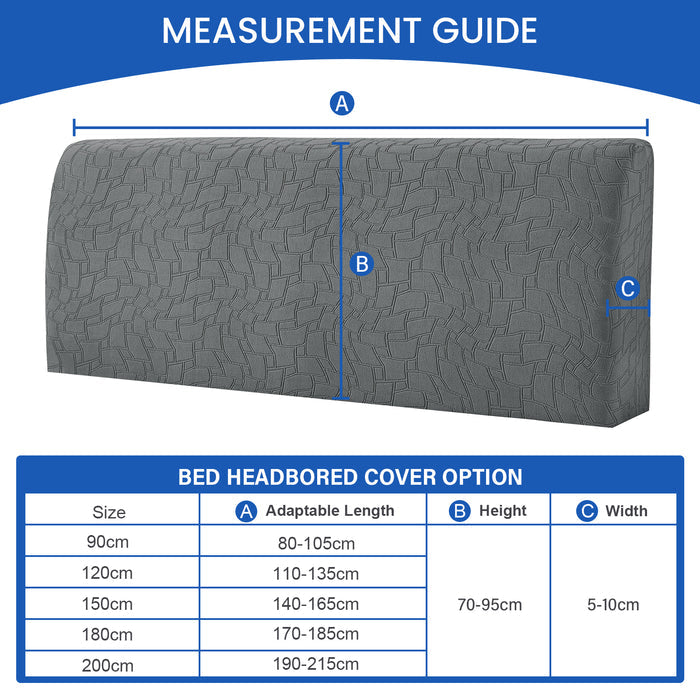 YSTYLE Universal Elastic 150cm Headboard Cover Dustproof Washable