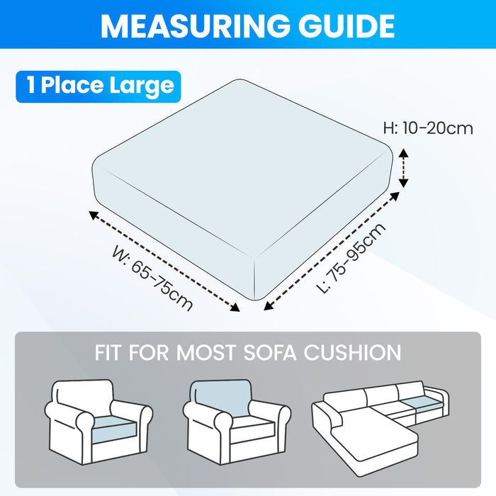Ystyle Universal Large 1 Seater Stretch Sofa Cushion Cover-YSTYLE