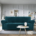 YSTYLE Velvet 4 Seater Sofa Cover with Armrests Stretch Anti Slip-YSTYLE