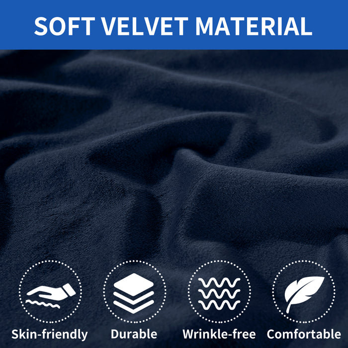 YSTYLE Velvet Stretch Sofa Seat Cover Large 1 Seater Anti Slip-YSTYLE