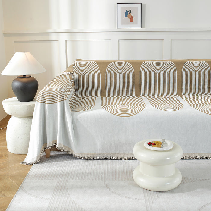 YSTYLE Washable 4 Seater Sofa Cover Throw 180x380cm Soft