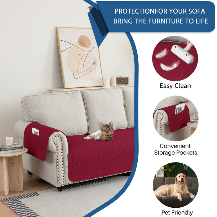 YSTYLE Waterproof 1 Seater Armchair Cover Anti Slip for Pet Protection