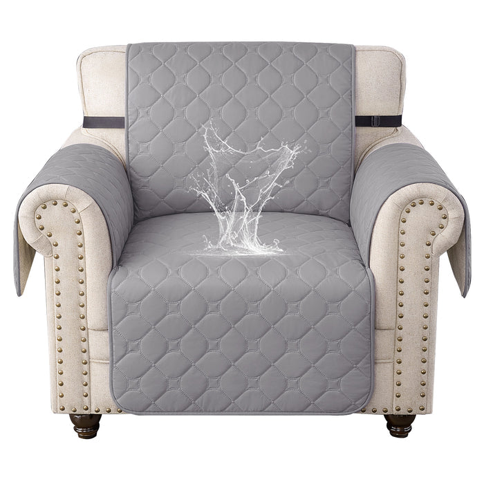 YSTYLE Waterproof 1 Seater Armchair Cover with Pockets Non Slip