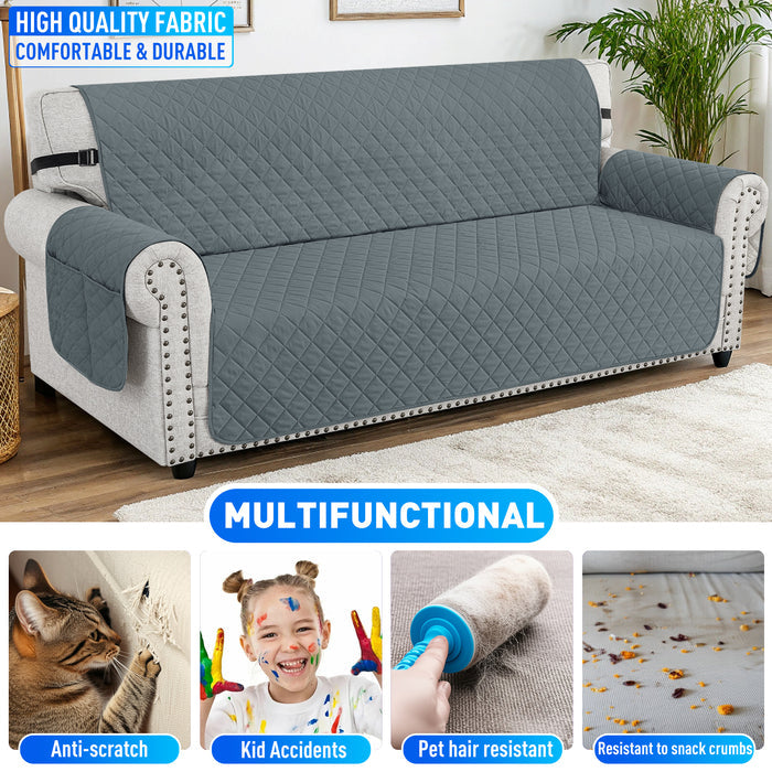 Ystyle Waterproof 4 Seater Sofa Cover with Armrests Anti-Slip-YSTYLE