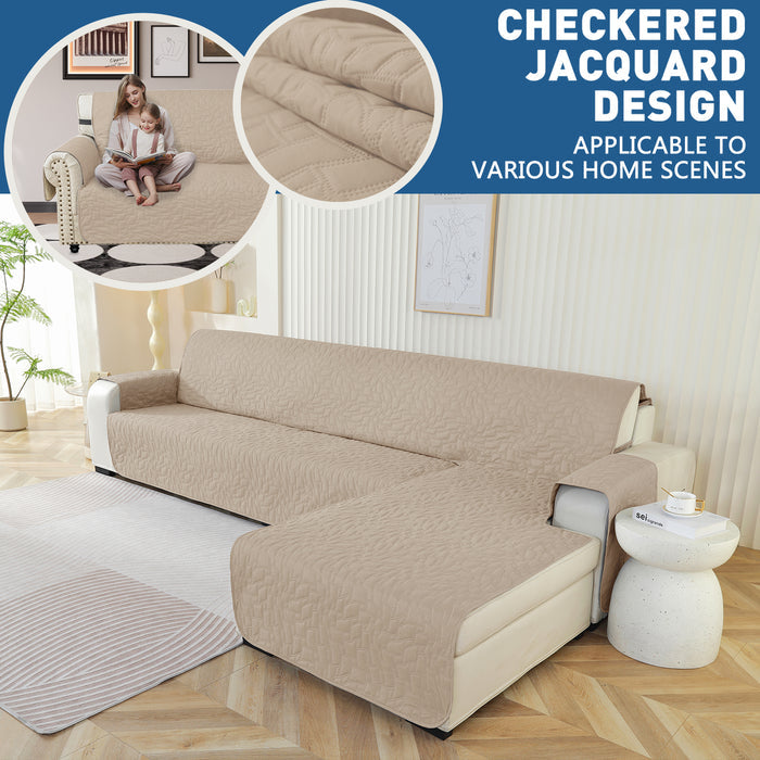 YSTYLE Waterproof 2 Seater Corner Sofa Cover Reversible Peninsula