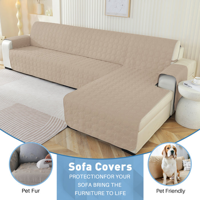YSTYLE Waterproof 2 Seater Corner Sofa Cover Reversible Peninsula