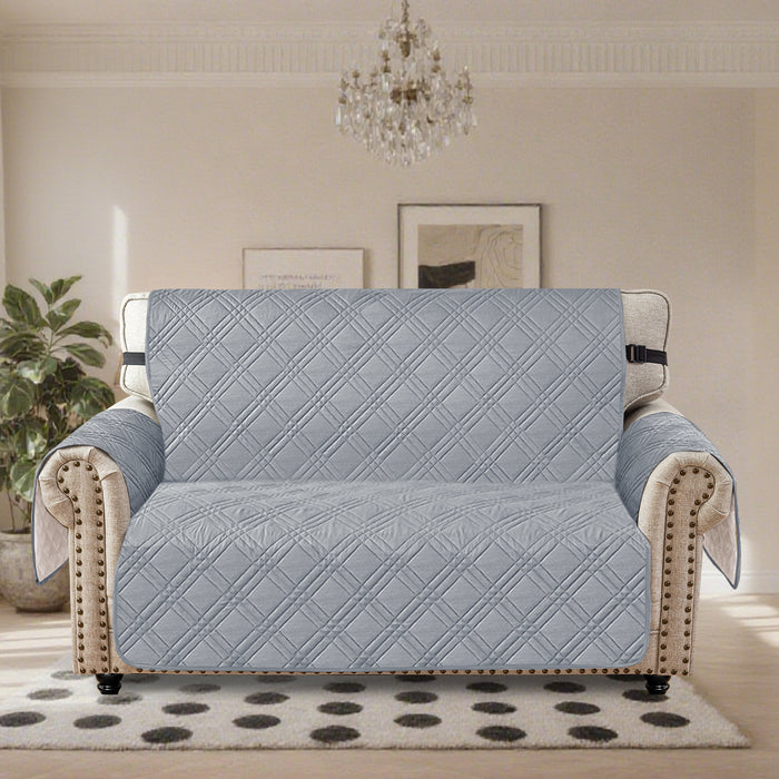 Ystyle Waterproof 2 Seater Sofa Cover with Armrests Anti-Slip