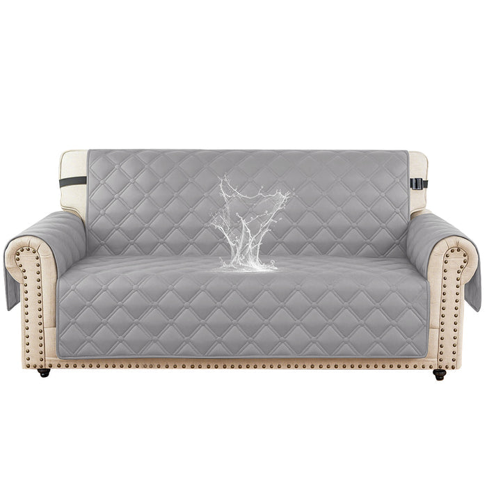 Ystyle Waterproof 2 Seater Sofa Cover with Armrests Side Pockets-YSTYLE