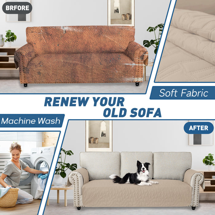 YSTYLE Waterproof 3 Seater Armchair Cover Anti Slip for Pet Protection