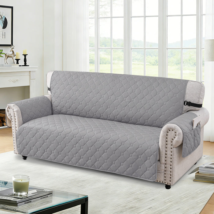 YSTYLE Waterproof 3 Seater Armchair Cover with Pockets Non Slip