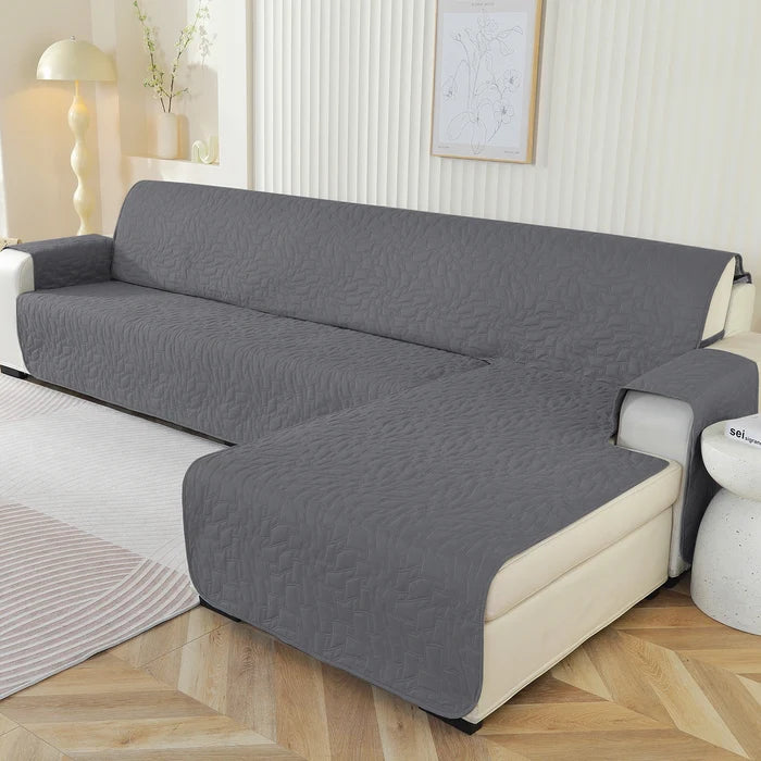 YSTYLE Waterproof 4 Seater Corner Sofa Cover Reversible Peninsula-YSTYLE