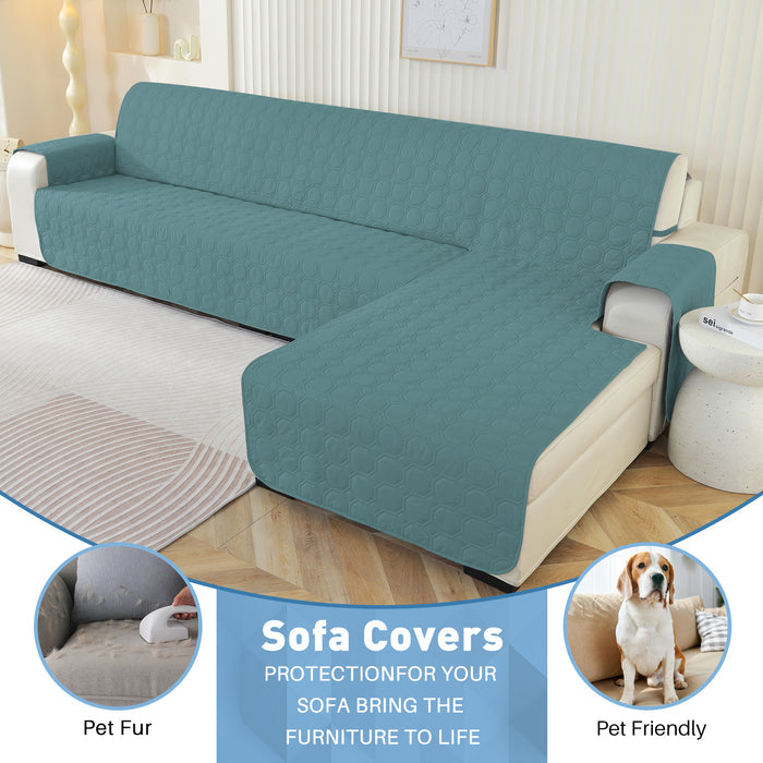 YSTYLE Waterproof 3 Seater Corner Sofa Cover Reversible Peninsula