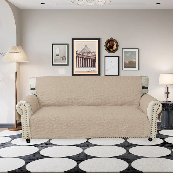 YSTYLE Waterproof 4 Seater Sofa Cover with Armrests Anti-Slip-YSTYLE