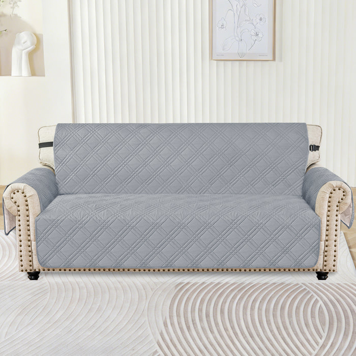 Ystyle Waterproof 3 Seater Sofa Cover with Armrests Side Pockets