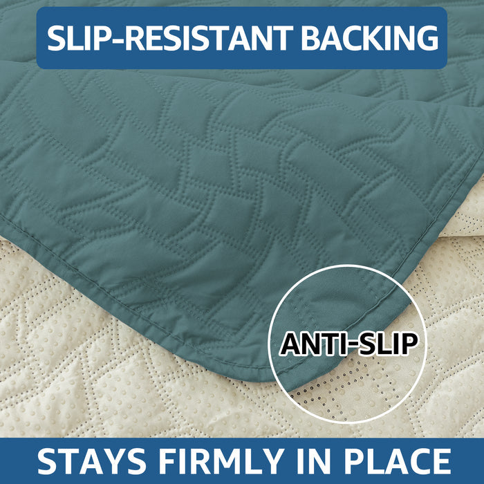 YSTYLE Waterproof 4 Seater Armchair Cover Anti Slip for Pet Protection