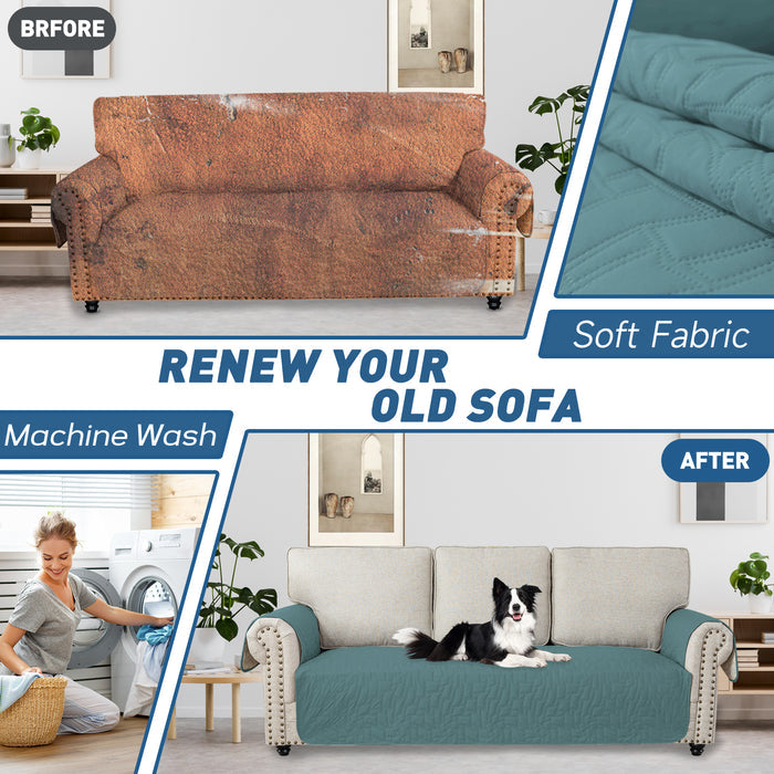 YSTYLE Waterproof 4 Seater Armchair Cover Anti Slip for Pet Protection
