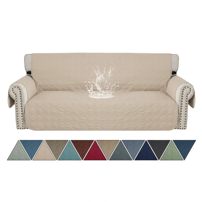 YSTYLE Waterproof 4 Seater Sofa Cover with Armrests Anti-Slip-YSTYLE