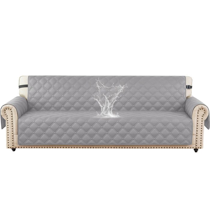 Ystyle Waterproof 4 Seater Sofa Cover with Armrests Side Pockets-YSTYLE