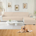 YSTYLE Waterproof L Shape Sofa Cover 4 Seater Reversible Peninsula-YSTYLE