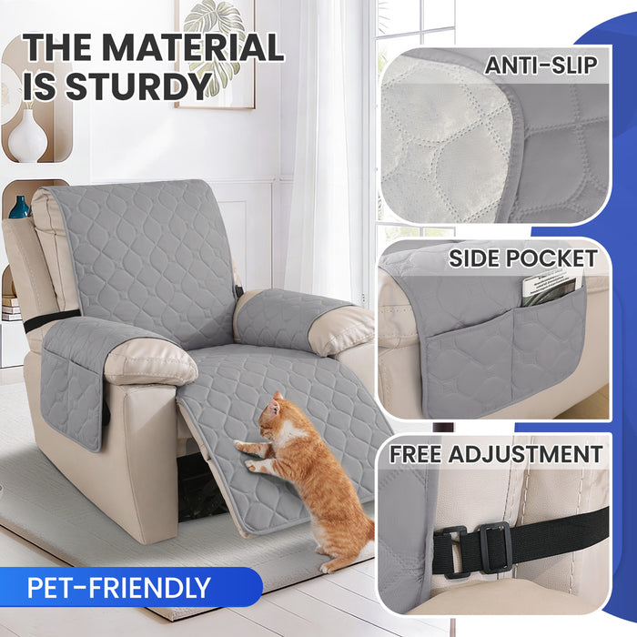 YSTYLE Waterproof Recliner Armchair Cover with Armrests Large 1 Seater