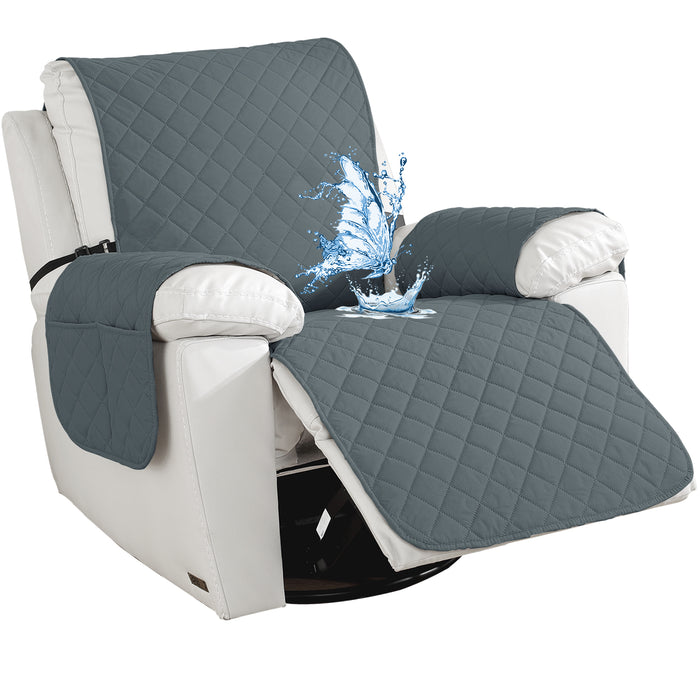 Ystyle Waterproof Recliner Chair Cover with Side Pockets Non Slip-YSTYLE