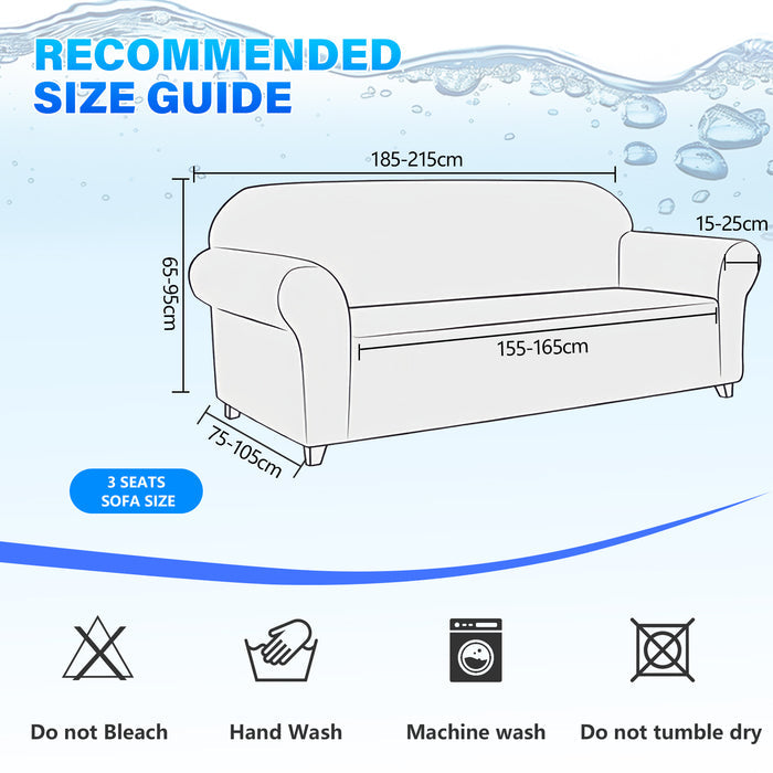 Ystyle Waterproof Stretch 3 Seater Sofa Cover Anti Slip-YSTYLE