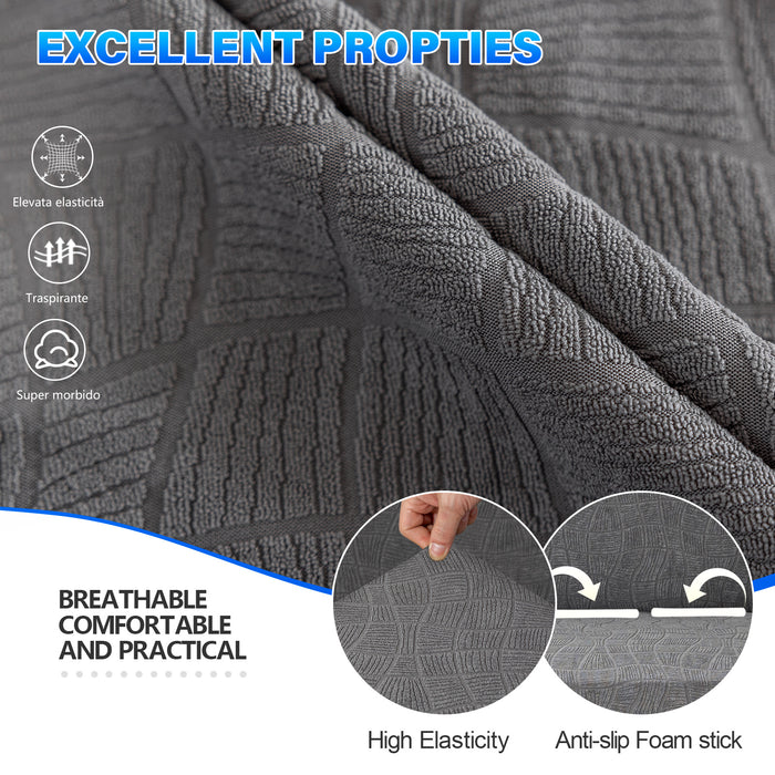 Ystyle Waterproof Stretch 4 Seater Sofa Cover Anti Slip-YSTYLE