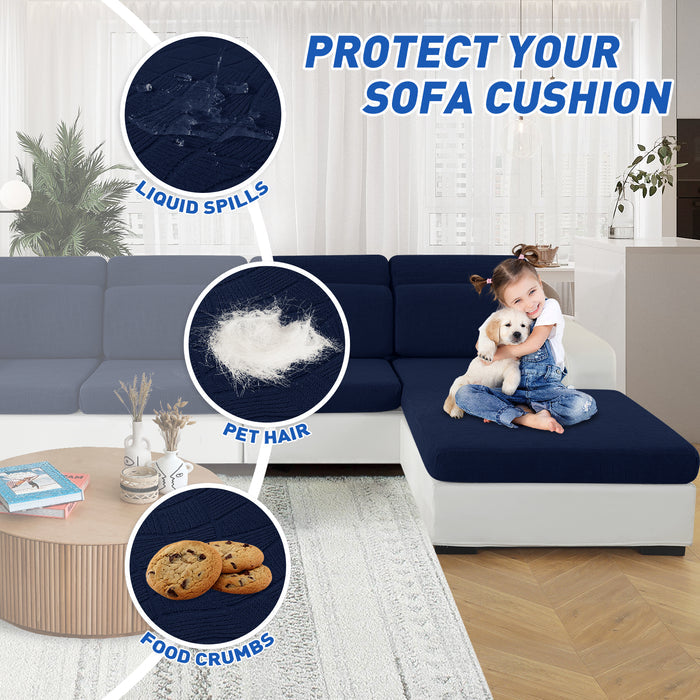 YSTYLE Waterproof Stretch Sofa Seat Cover 2 Seater Geometric