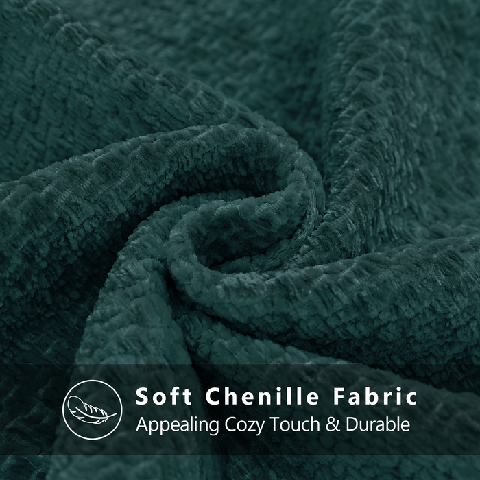 Ystyle2 Pieces Chenille Sofa Cushion Covers 60x60cm Soft-YSTYLE